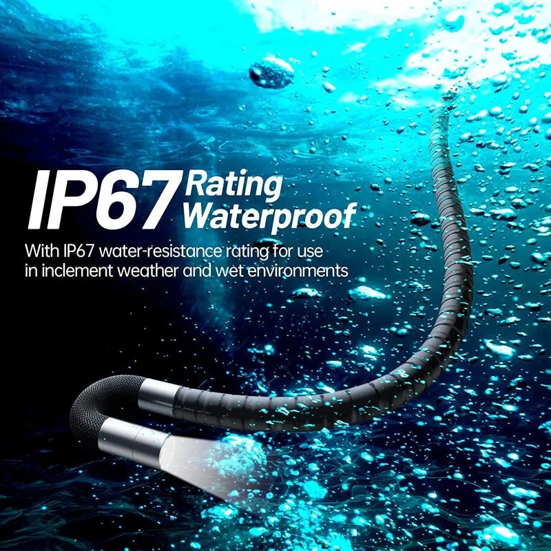 Borescope - TESLONG TD500 Articulating Probe - 5 Inch Monitor with WIFI Cosmetic Damage