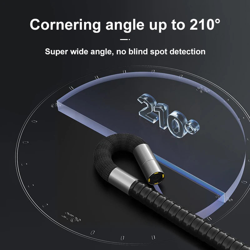 Borescope - TESLONG TD500 Articulating Probe - 5 Inch Monitor with WIFI Cosmetic Damage