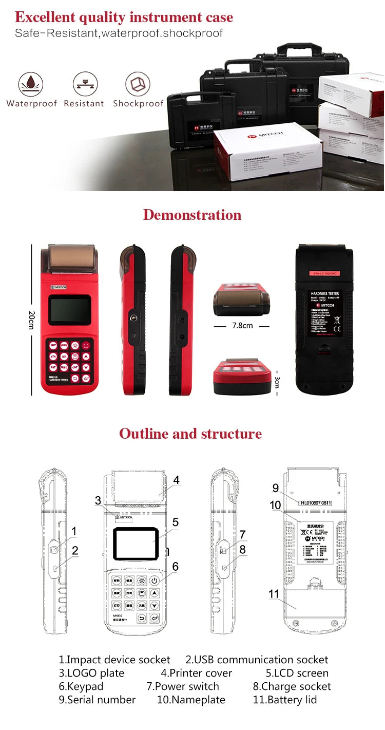 Hardness Tester - Mitech MH310