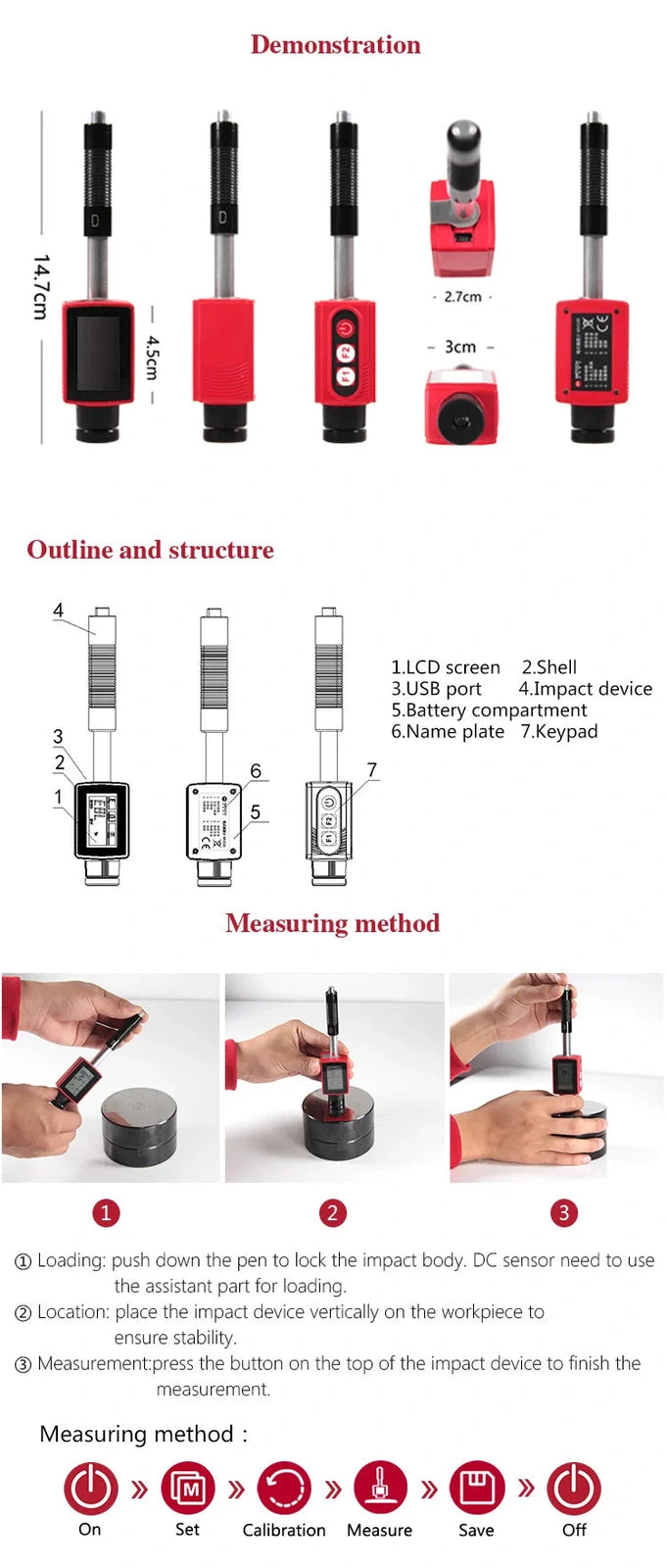 Hardness Tester - Mitech MH100 Pen type
