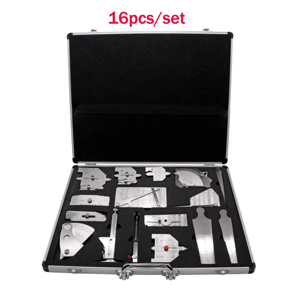 Welding Pit Gauge Inspection Combination Kits - 5/7/13/16 peices