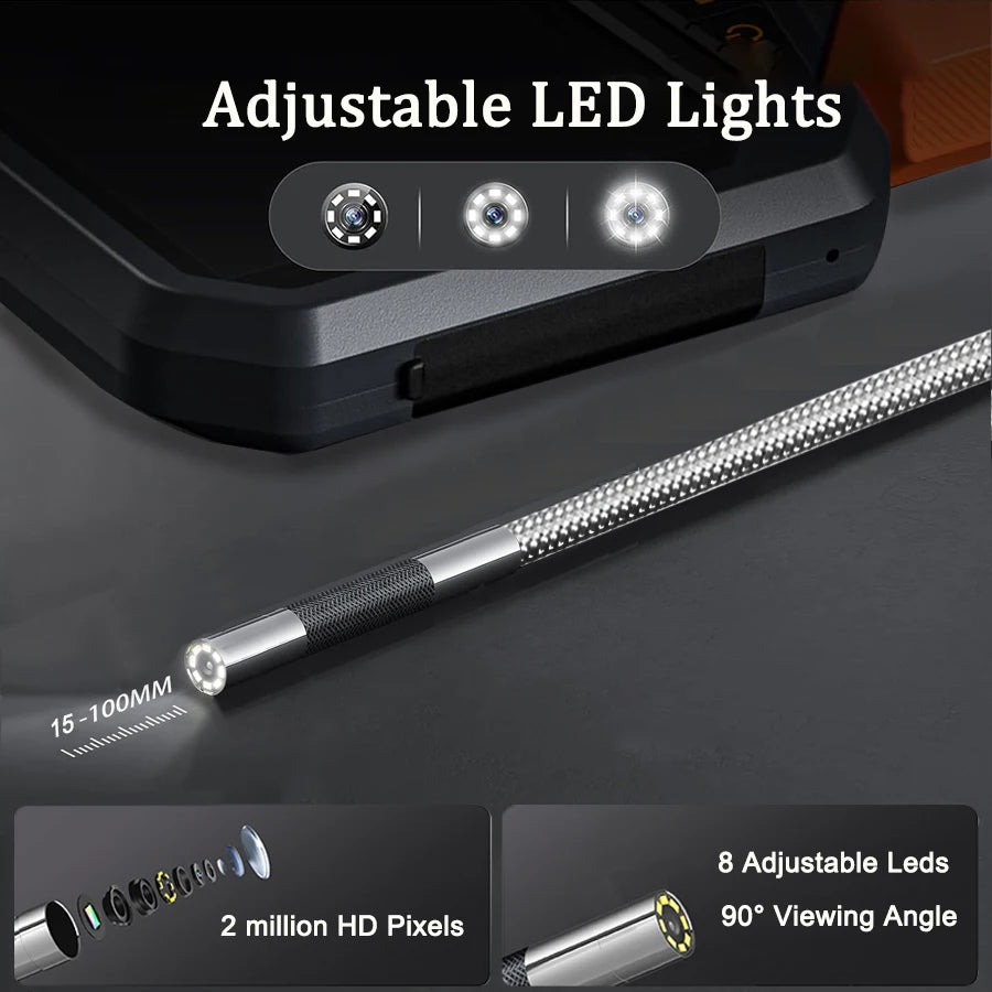 TESLONG TD450S Articulating Borescope 4.5 Inch IPS LCD Monitor