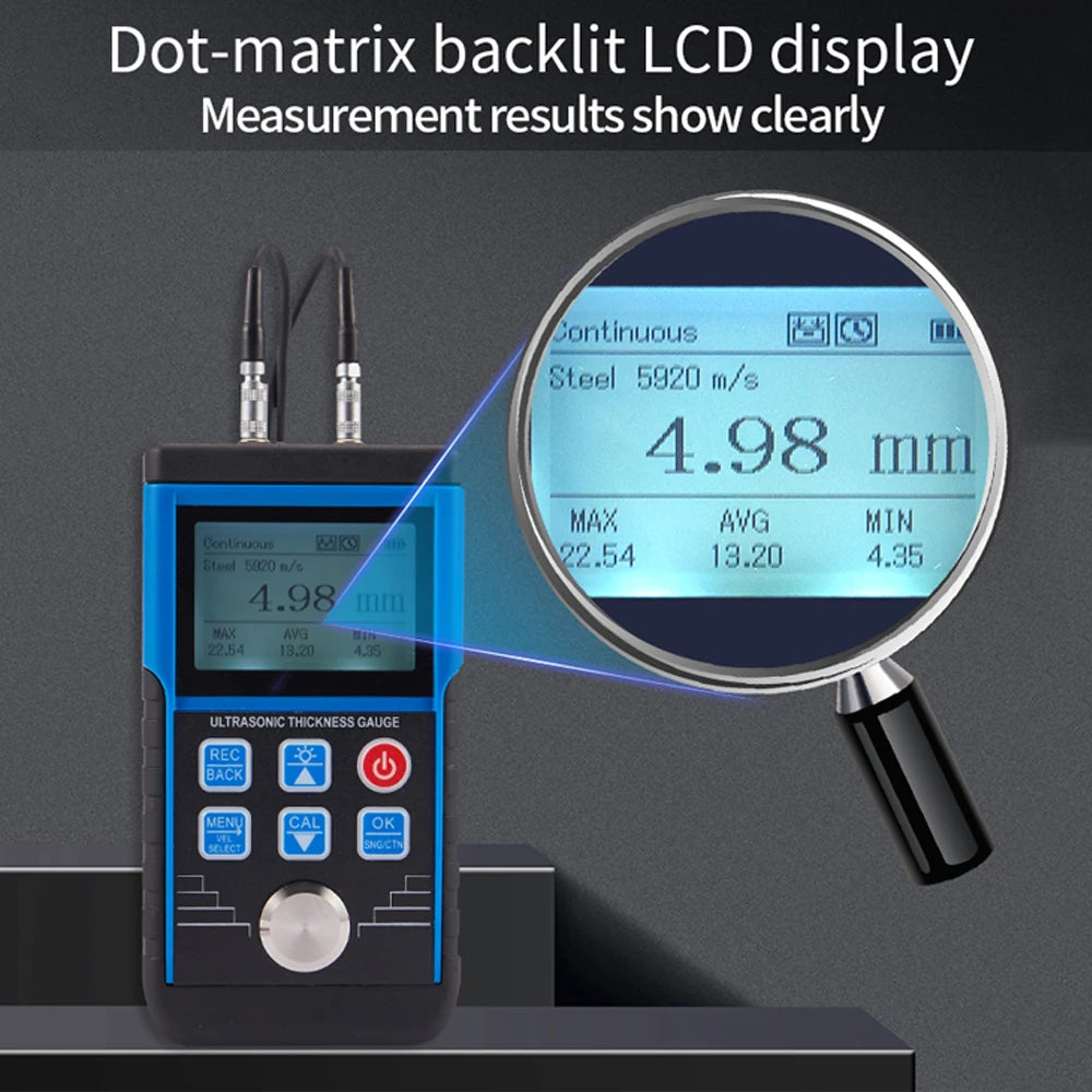 Ultrasonic Thickness Gauge - TM130 Upgraded Model