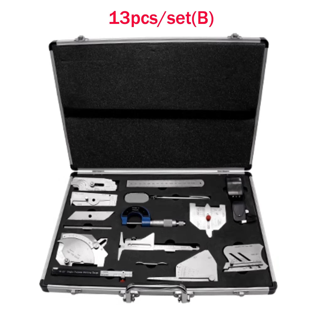 Welding Pit Gauge Inspection Combination Kits - 5/7/13/16 peices