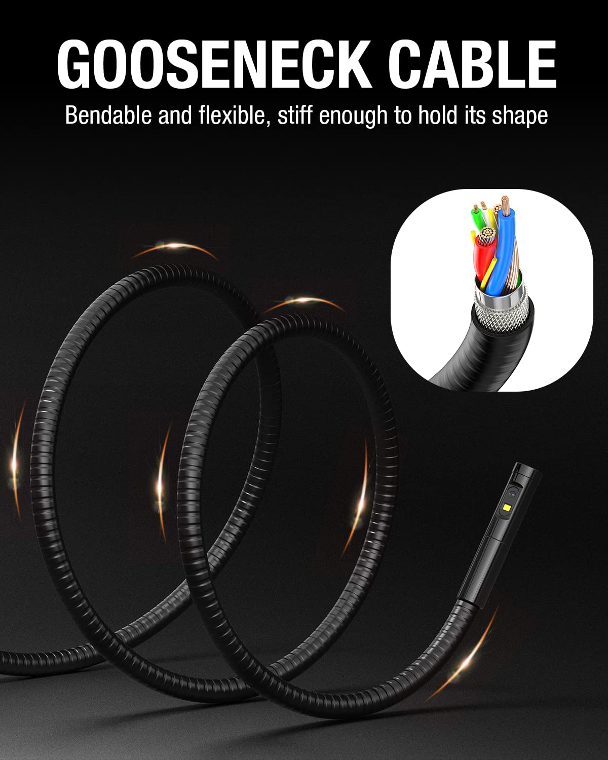 Borescope Inspection Camera - Teslong NTS430 Dual lens split screen