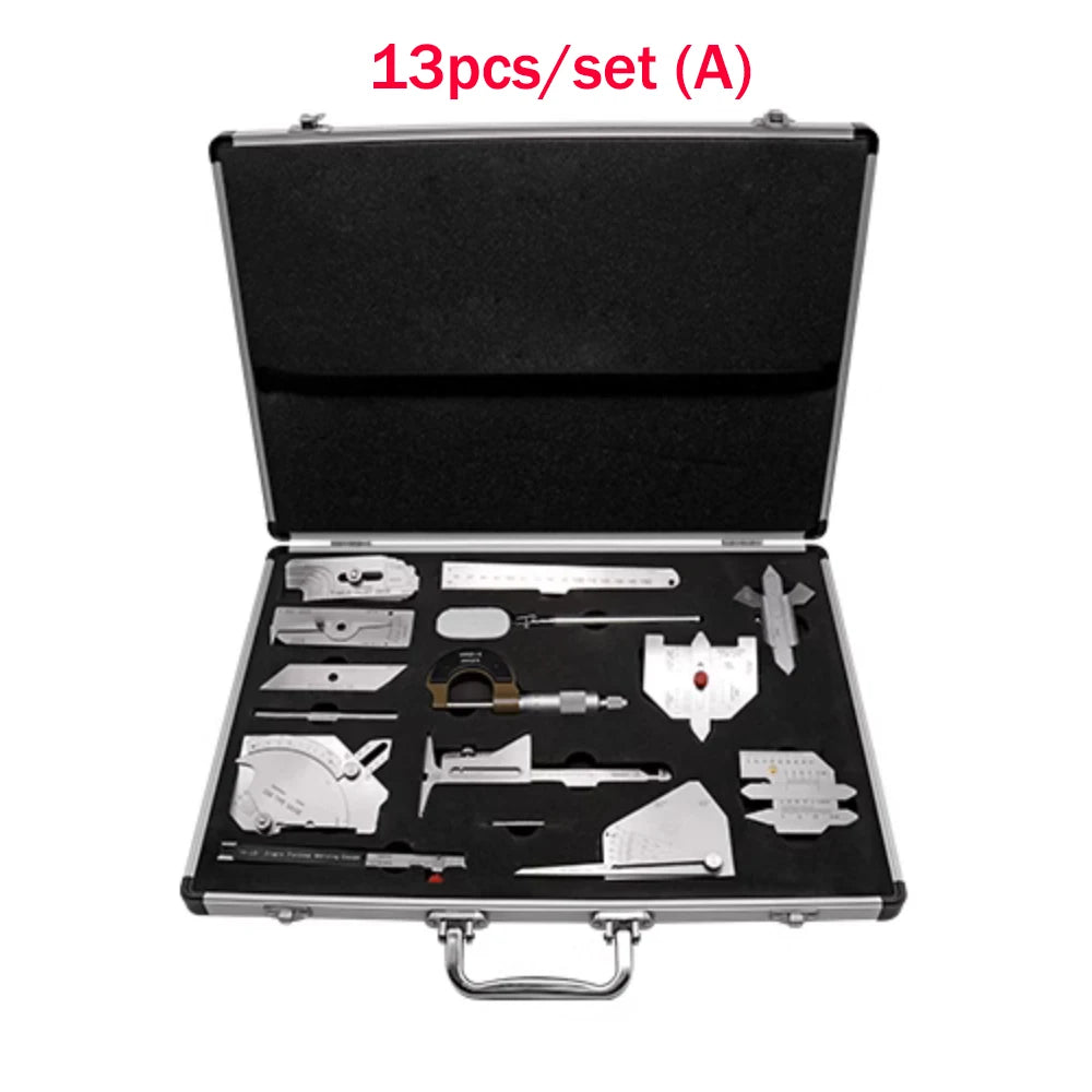 Welding Pit Gauge Inspection Combination Kits - 5/7/13/16 peices