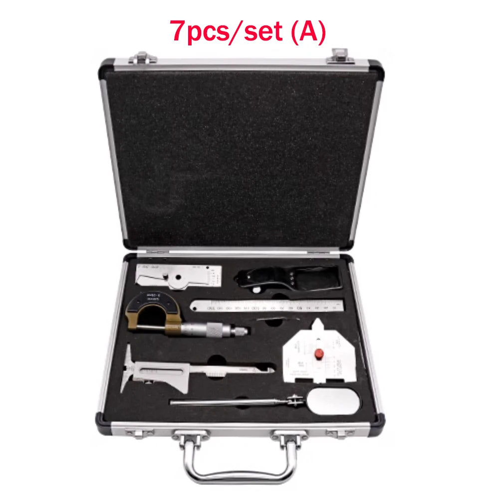 Welding Pit Gauge Inspection Combination Kits - 5/7/13/16 peices