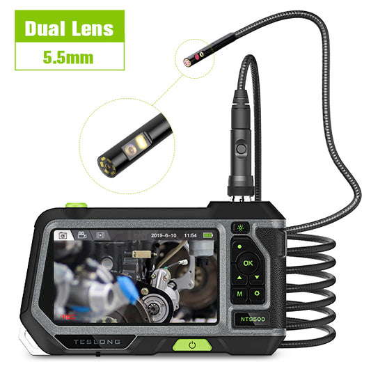 Borescope Inspection Camera - Teslong NTS500 5in LCD Monitor