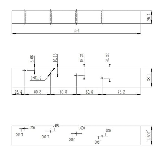 Calibration Block - Mini Phased Array