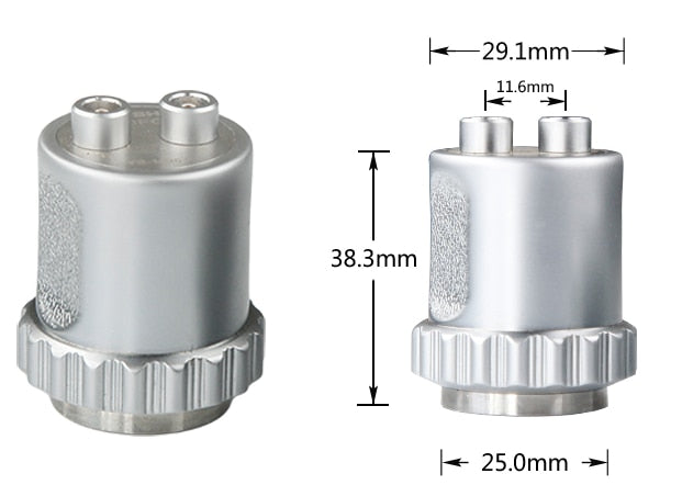 YUSHI Twin Crystal Straight Probe - 20mm