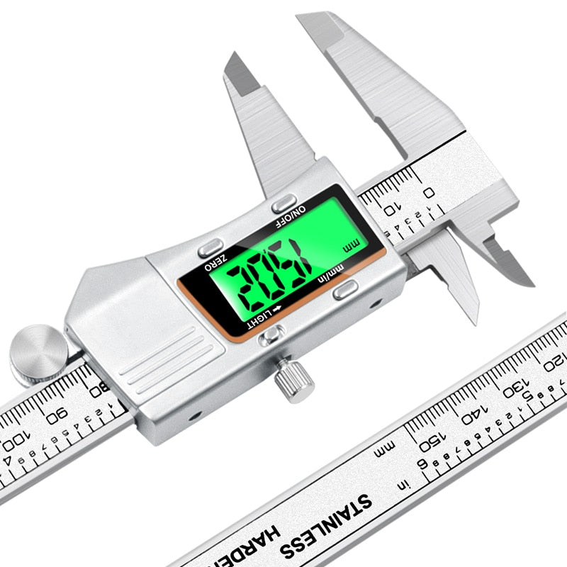 Vernier Caliper 0-150mm - Stainless Steel LCD Digital IP54