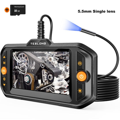 Borescope Inspection Camera - Teslong 4.3in HD Snake Inspection Camera - 5m length