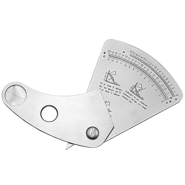 Welding Gauge - Sector Gauge Fan Shaped