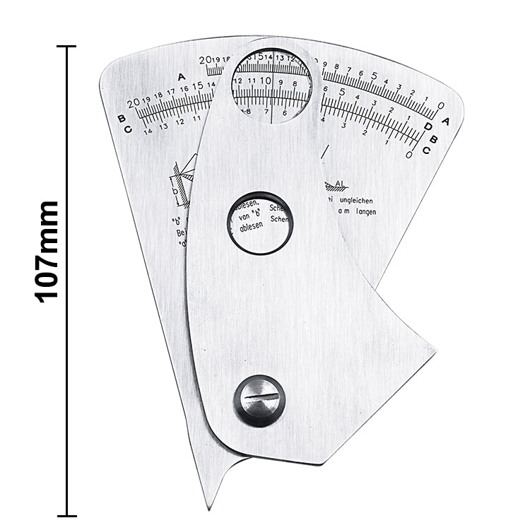 Welding Gauge - Sector Gauge Fan Shaped
