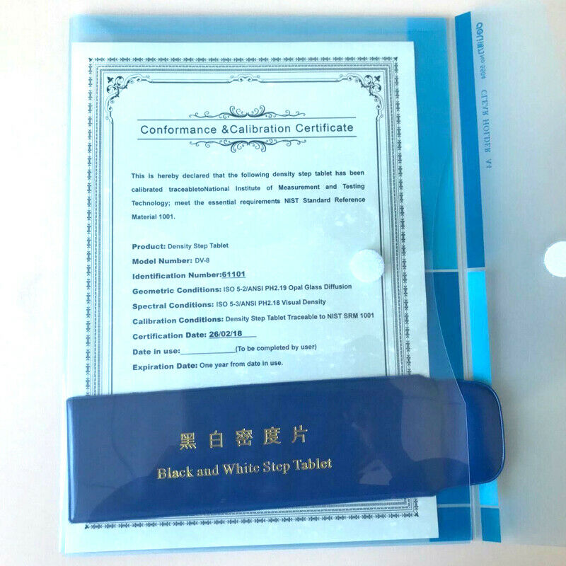 Radiographic Film Step Density Strip
