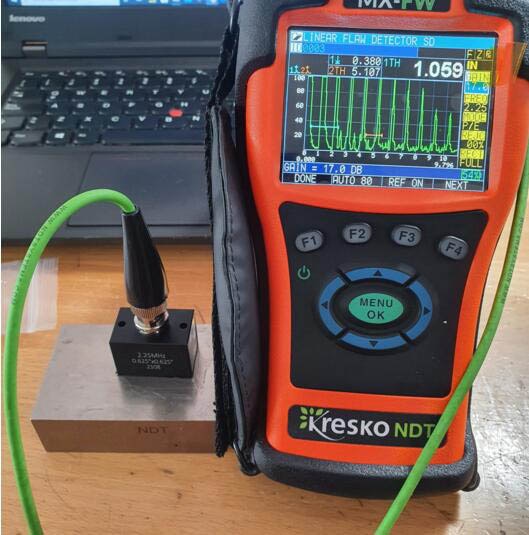 AWS Probe 16mmx16mm + 3x angle wedges 70 60 45