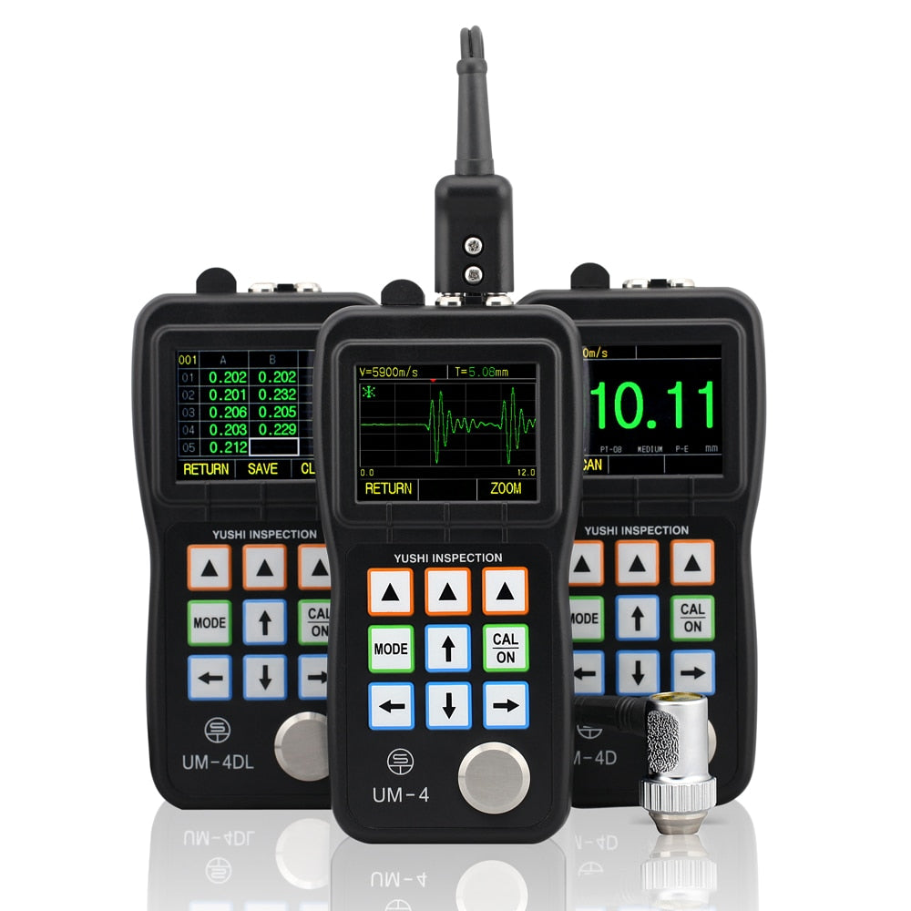 Ultrasonic Thickness Gauge - YUSHI UM-4 Series Digital A Scan