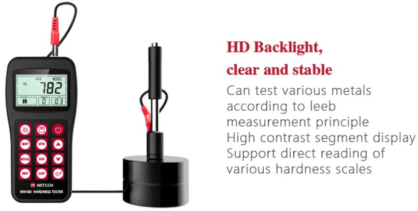 Mitech Portable Leeb Hardness Tester - MH180