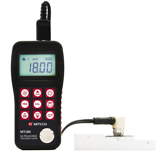 Mitech Ultrasonic Thickness Gauge - MT180 Thru Paint