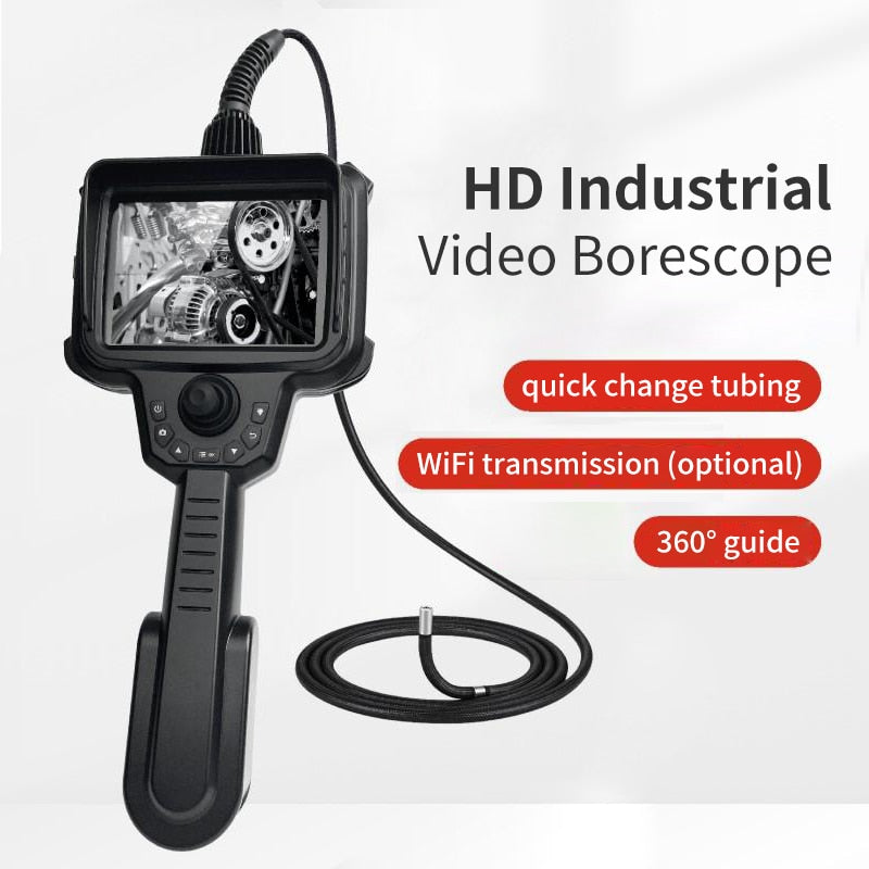 Borescope Inspection Camera - WS-K Series Articulating 1080p Probe With 5in LCD