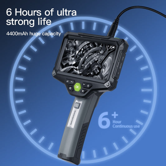 Borescope Inspection Camera - Single or Dual Lens, 5 inch IPS 1080P with Flexible Probe