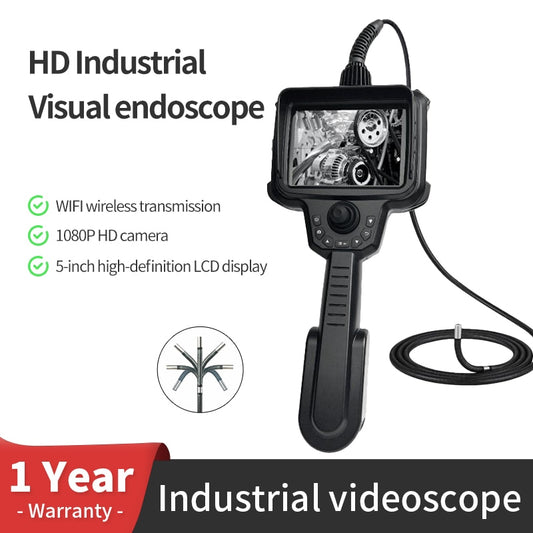 Borescope Inspection Camera - WS-K Series Articulating 1080p Probe With 5in LCD