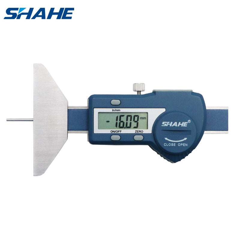 Shahe Stainless Steel Pit Depth Gauge Digital