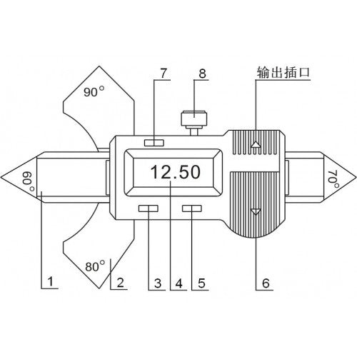 Welding Gauge - Digital Fillet Gauge Inspection Tool