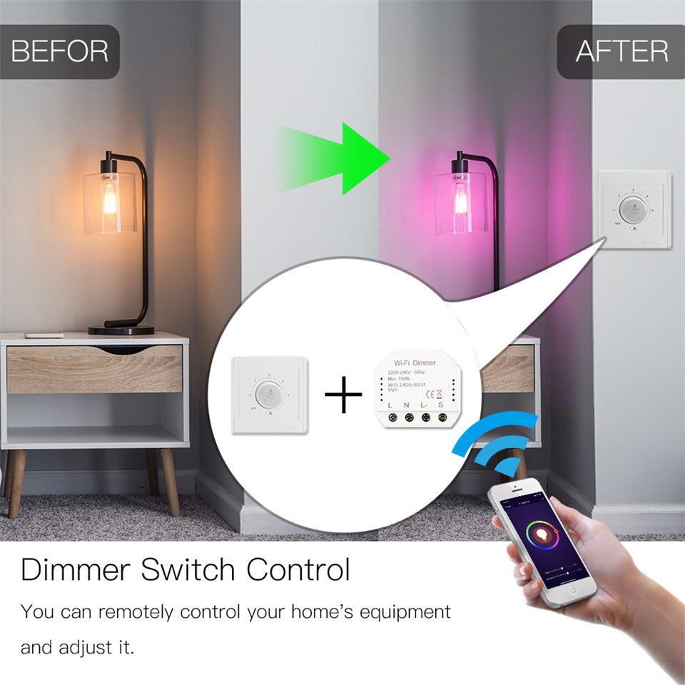 Moes Smart WiFi Light LED Dimmer Switch