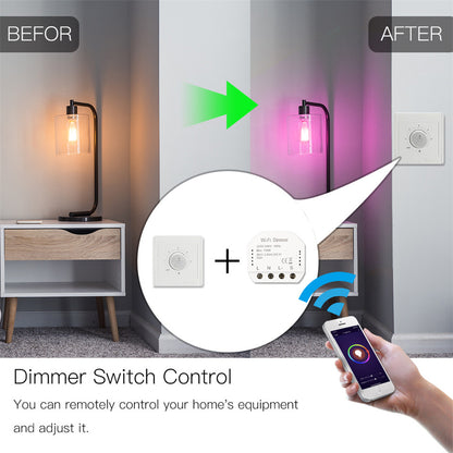 Moes Smart WiFi Light LED Dimmer Switch