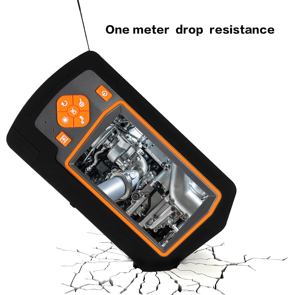 Borescope Inspection Camera - 4.3 Inch IPS Screen with 1m 5.5mm Dual-lens