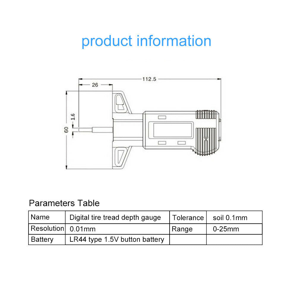 Digital Pit Gauge - PG-1B