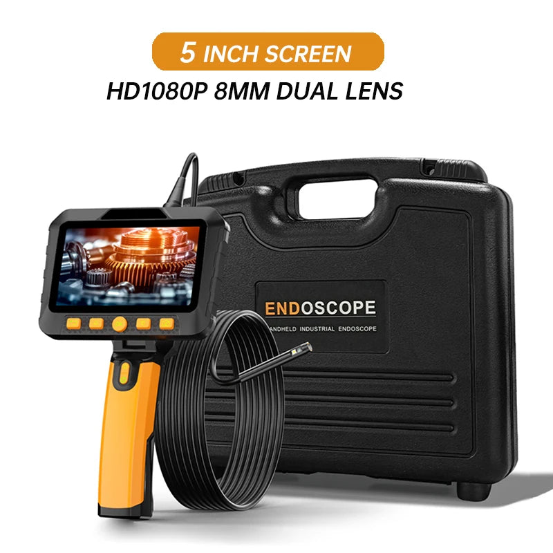 Borescope - 5'' Screen Inspection Camera 1-15 Meter Single Dual Triple Lens