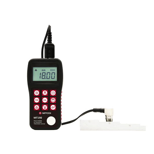 Mitech Ultrasonic Thickness Gauge - MT190 Multi Mode