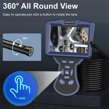 Borescope - 360°rotating Dual 8.0mm Lens Industrial Camera