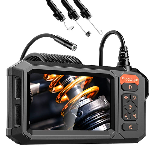 Borescope - 4.3'' IPS Screen Borescope 1080P Camera with 8MM Probe
