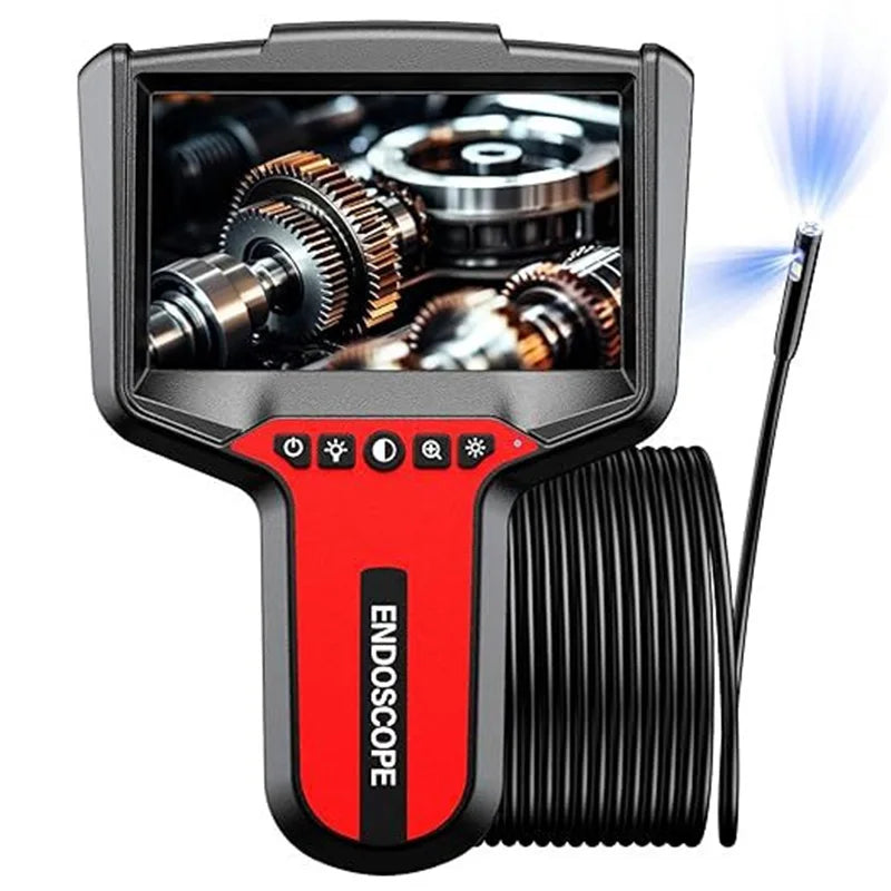 Borescope - 5‘’ IPS Screen Portable 8MM HD1080P New Upgraded Model