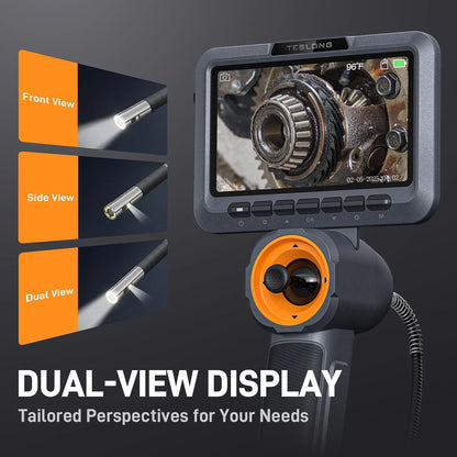 Borescope - Industrial Inspection Camera 6.5mm Dual Lens 4-Way Joystick Articulation