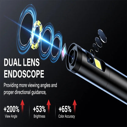 Borescope - 5‘’ IPS Screen Portable 8MM HD1080P New Upgraded Model