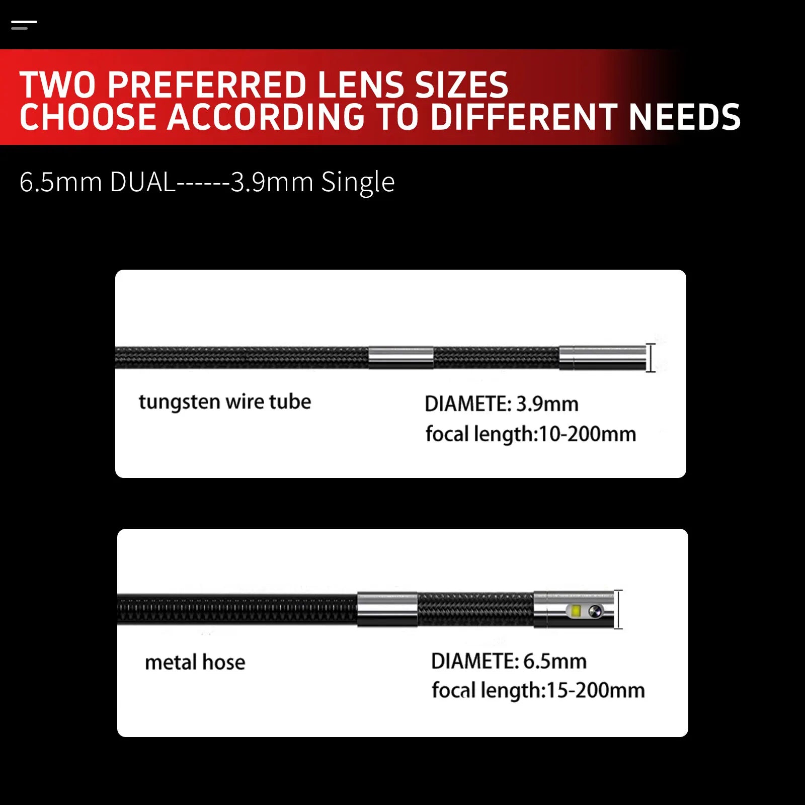 Borescope - TT40 Articulating Borescope 1080P 4.5 Inch IPS Four Way 720° Steering Endoscope Camera