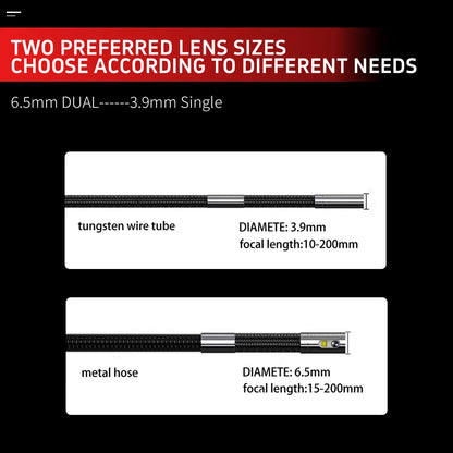 Borescope - TT40 Articulating Borescope 1080P 4.5 Inch IPS Four Way 720° Steering Endoscope Camera