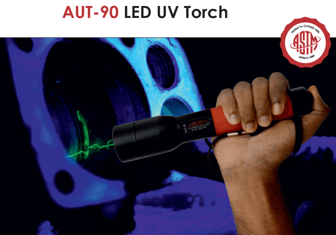 Led Set Ravinder Arora UV LED Inspection Flashlight - Arora AUT 90 – NDT Sales Australia