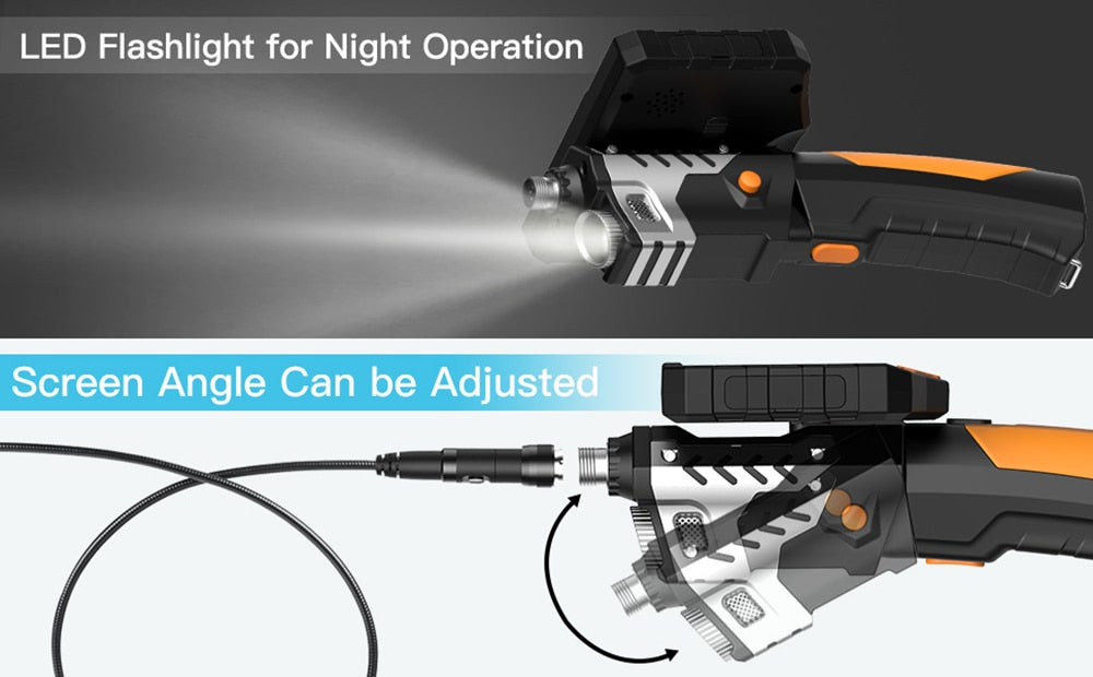 Borescope Inspection Camera - TESLONG NTS300 2.0MP 5.0" LCD Monitor