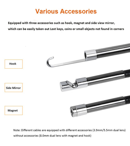 Borescope Inspection Camera - TESLONG NTS300 2.0MP 5.0" LCD Monitor