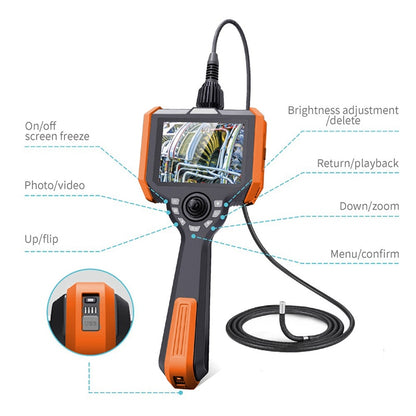 Borescope Inspection Camera - WS-G Series Articulating Probe With 5in LCD