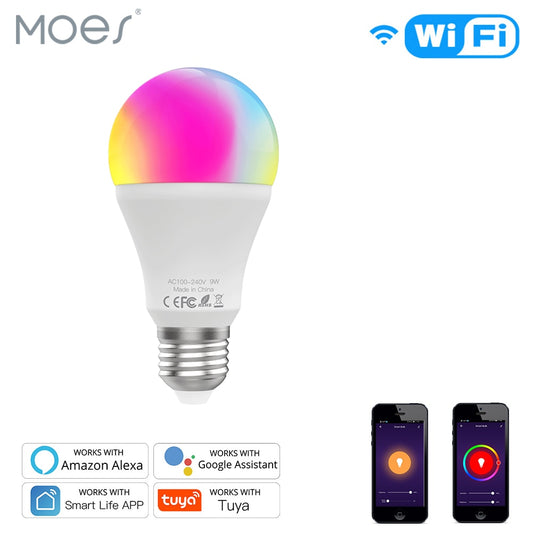 Moes Smart WiFi LED Dimmable 9w Bulb