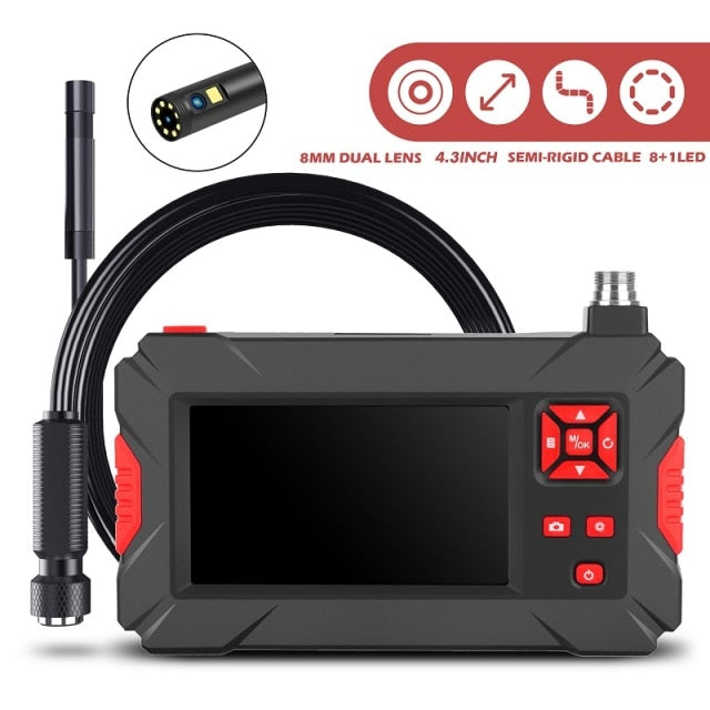 Borescope Inspection Camera - 4.3 inch Screen with removable probe