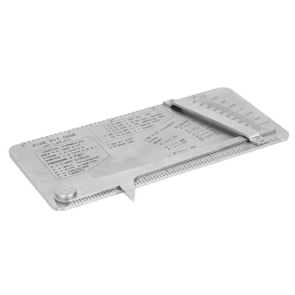 GAL Pipe Pit Gauge - Welding Inspection Gauge Measuring Ruler Tool ...